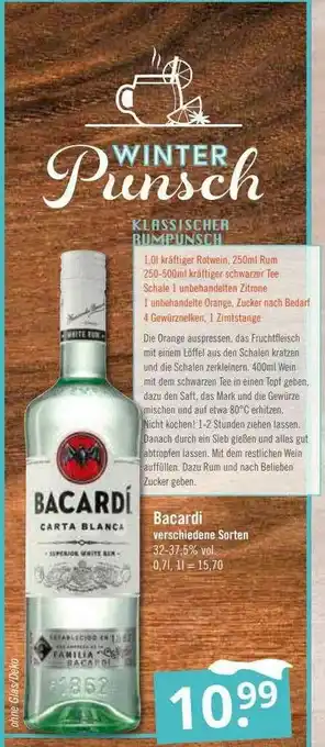 GetränkePartner Bacardi Angebot