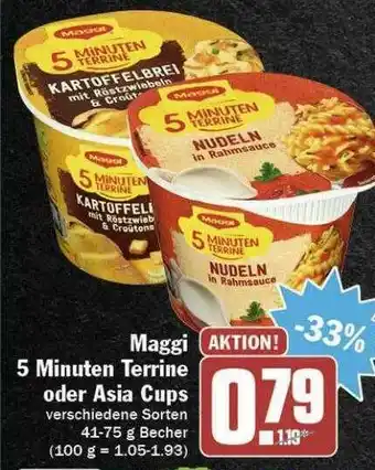 Hit Maggi 5 Minuten Terrine Oder Asia Cups Angebot