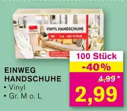 KODi EINWEG HANDSCHUHE Angebot