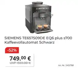 MediaMarkt SIEMENS TE657509DE EQ6 plus s700 Kaffeevollautomat Schwarz Angebot