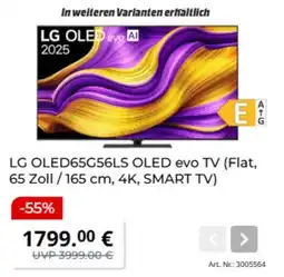 MediaMarkt LG OLED65G56LS Angebot