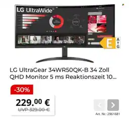 MediaMarkt LG UltraGear 34WR50QK-B Angebot