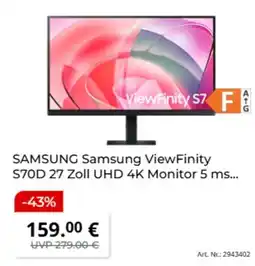 MediaMarkt SAMSUNG Samsung ViewFinity S70D Angebot