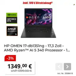 MediaMarkt HP OMEN 17-db1351ng Angebot