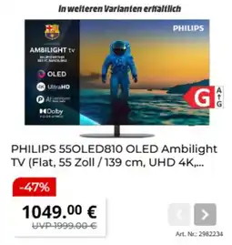 MediaMarkt PHILIPS 550LED810 OLED Angebot