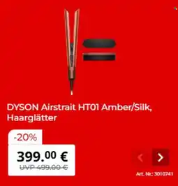 MediaMarkt DYSON Airstrait HT01 Amber/Silk, Haarglätter Angebot