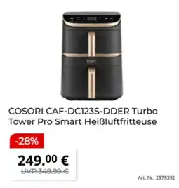 MediaMarkt COSORI CAF-DC123S-DDER Turbo Tower Pro Smart Heißluftfritteuse Angebot