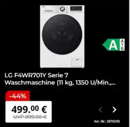 MediaMarkt LG F4WR701Y Serie 7 Waschmaschine Angebot