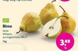 Biomarkt Birne Sorte Williams Angebot