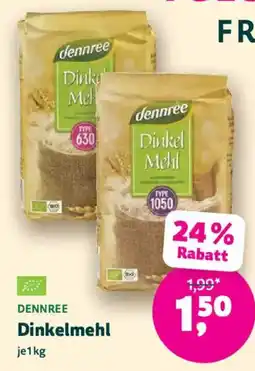 Biomarkt DENNREE Dinkelmehl Angebot