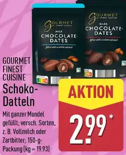 Aldi Nord GOURMET FINEST CUISINE Schoko Datteln Angebot