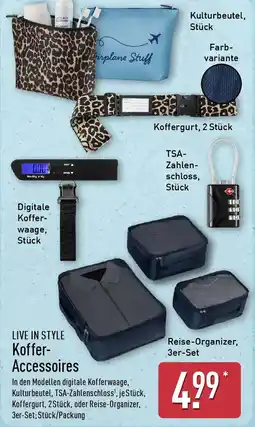 Aldi Nord LIVE IN STYLE Koffer Accessoires Angebot