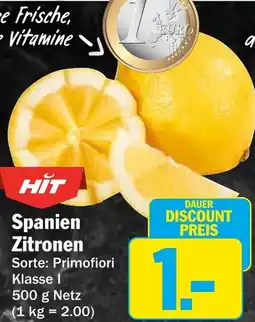 HIT Spanien Zitronen Angebot