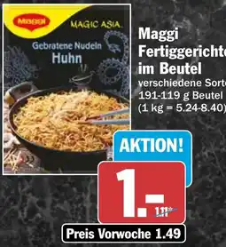 HIT Maggi Fertiggerichte im Beutel Angebot