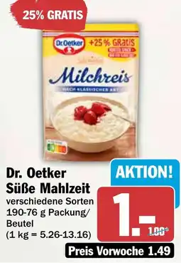 HIT Dr. Oetker Süße Mahlzeit Angebot