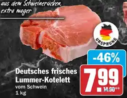 HIT Deutsches frisches Lummer-Kotelett Angebot