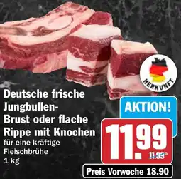 HIT Deutsche frische Jungbullen Brust oder flache Rippe mit Knochen Angebot