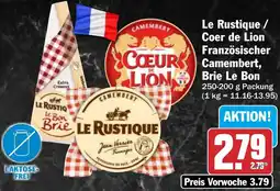 HIT Le Rustique / Coer de Lion Französischer Camembert, Brie Le Bon Angebot