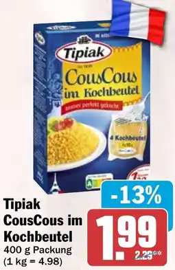 HIT Tipiak Couscous im Kochbeutel Angebot