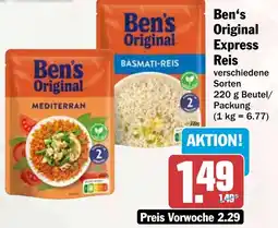 HIT Ben's Original Express Reis Angebot