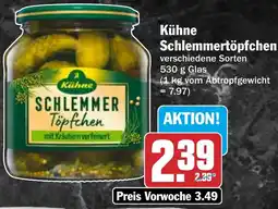 HIT Kühne Schlemmertöpfchen Angebot