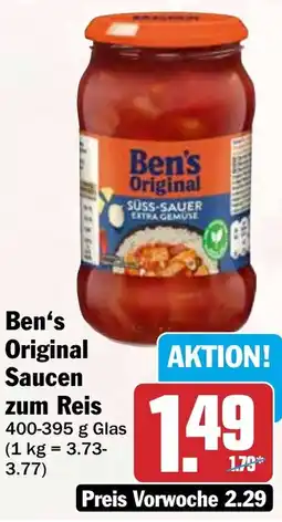 HIT Ben's Original Saucen zum Reis Angebot
