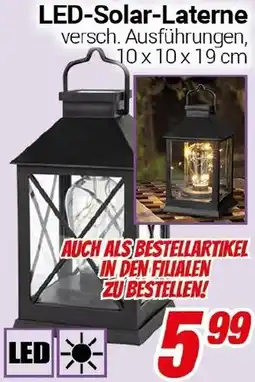 CENTERSHOP LED SolarLED Laterne Angebot