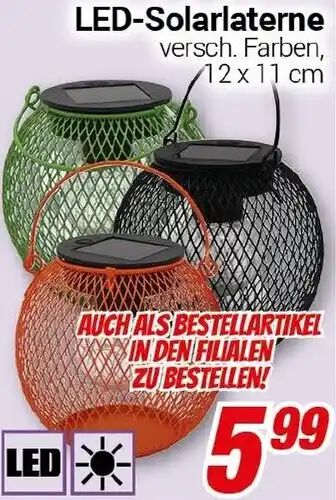 CENTERSHOP LED Solarlaterne Angebot