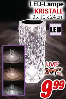 CENTERSHOP LED Lampe KRISTALL Angebot