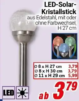 CENTERSHOP LED Solar Kristallstick Angebot