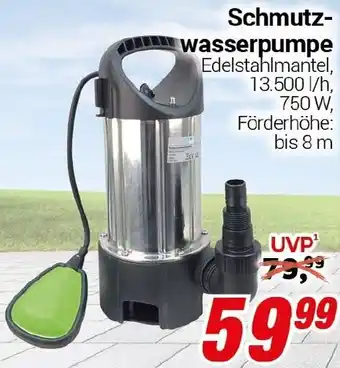 CENTERSHOP Schmutzwasserpumpe Angebot