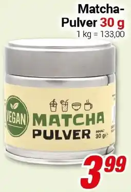 CENTERSHOP Matcha Pulver 30 g Angebot