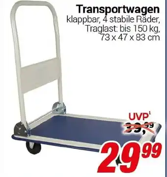 CENTERSHOP Transportwagen Angebot