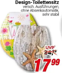CENTERSHOP Design Toilettensitz Angebot