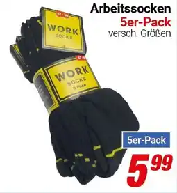 CENTERSHOP Arbeitssocken 5er-Pack Angebot