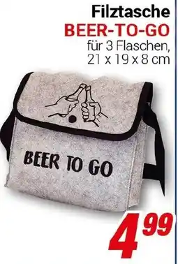 CENTERSHOP Filztasche BEER-TO-GO Angebot