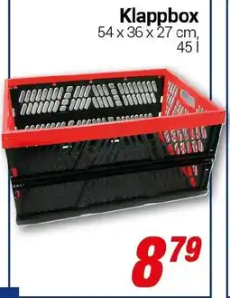 CENTERSHOP Klappbox Angebot