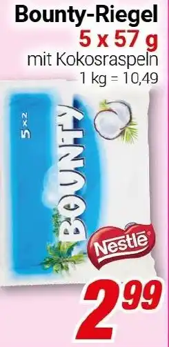 CENTERSHOP Nestle Bounty-Riegel Angebot