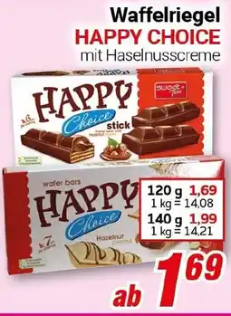 CENTERSHOP Waffelriegel HAPPY CHOICE Angebot