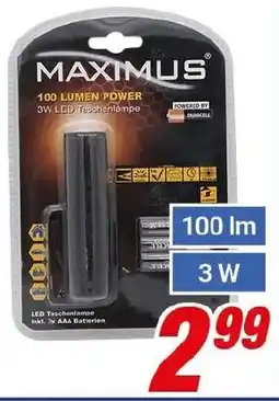 CENTERSHOP LED-Taschenlampe MAXIMUS Angebot