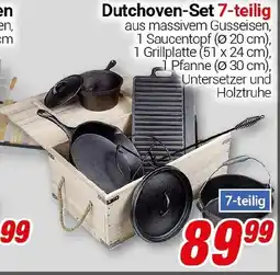 CENTERSHOP Dutchoven-Set 7-teilig Angebot