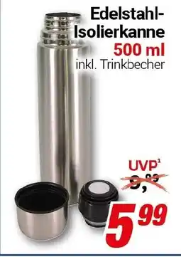 CENTERSHOP Edelstahl Isolierkanne 500 ml Angebot