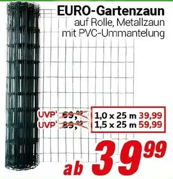 CENTERSHOP EURO Gartenzaun Angebot