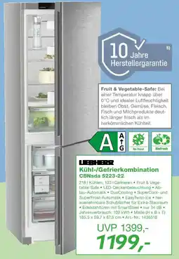 EP Liebherr Kühl-/Gefrierkombination CBNsda 5223-22 Angebot