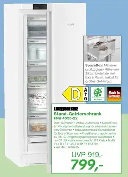 EP LIEBHERR Stand-Gefrierschrank FNd 4625-22 Angebot
