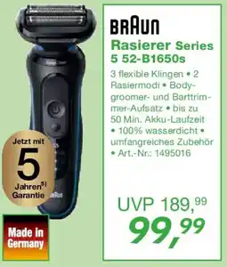 EP BRAUN Rasierer Series 5 52-B1650s Angebot