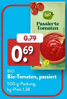 Aldi Süd Bio-Tomaten, passiert Angebot