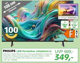 EP PHILIPS LED-Fernseher 43PUS8500/12 Angebot