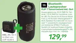 EP JBL Bluetooth Lautsprecher FLIP 7 Tomorrowland inkl. Go4 Angebot