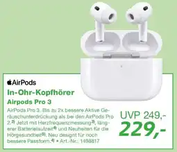 EP In-Ohr-Kopfhörer Airpods Pro 3 Angebot